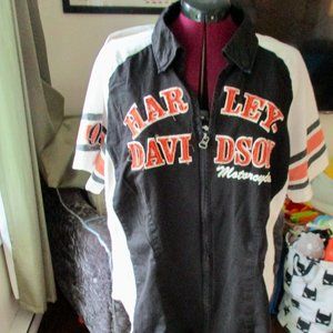 SALE!!!Official Harley-Davidson Mechanic Garage Work Shirt: Oversized